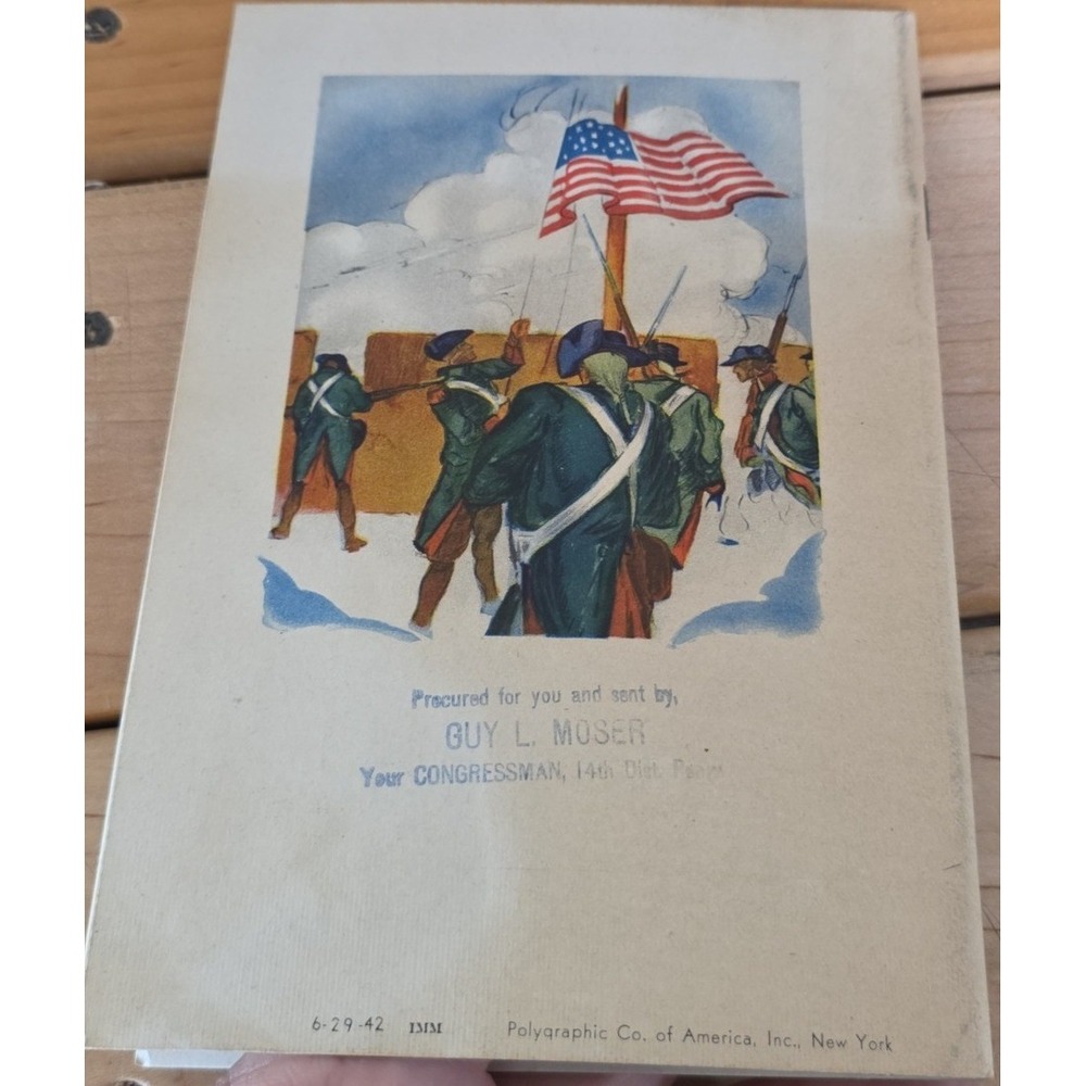 1942 US Marine Corps How to Respect and Display Our Flag Vintage WWII Booklet - Picture 6 of 6